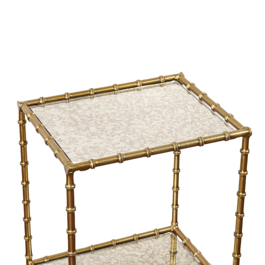 Ana Two Tier Bamboo Table