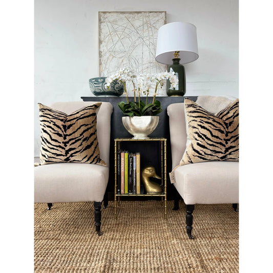 Ana Two Tier Bamboo Table