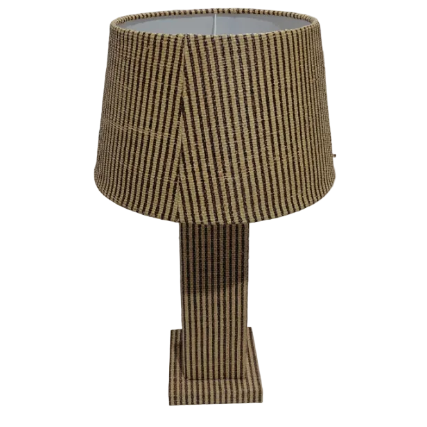 Raffia Stripe Table Lamp