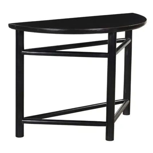 Black Demi-Lune Console