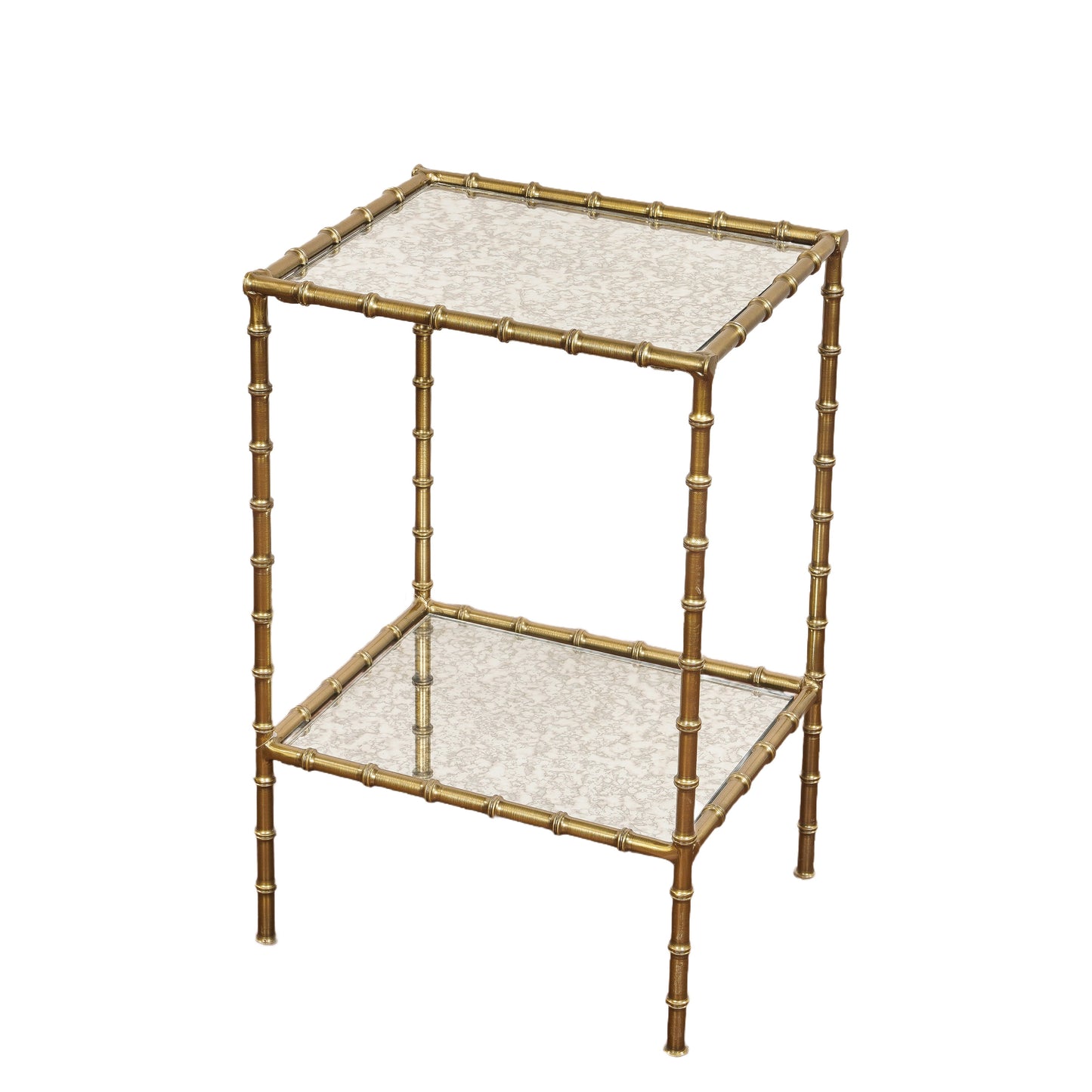 Ana Two Tier Bamboo Table