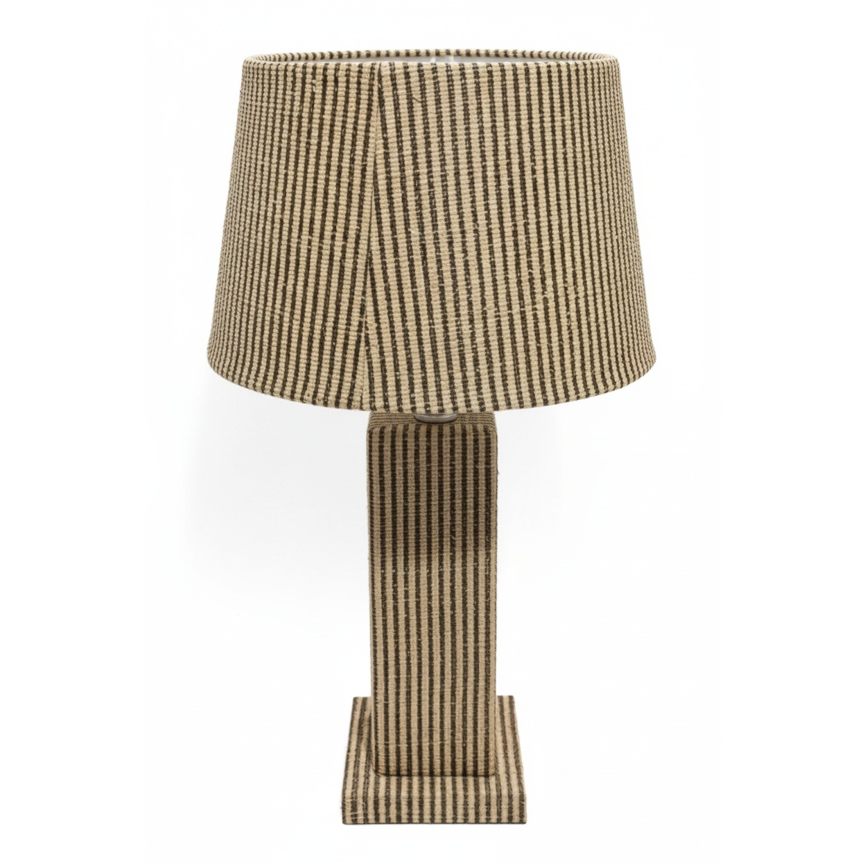 Raffia Stripe Table Lamp