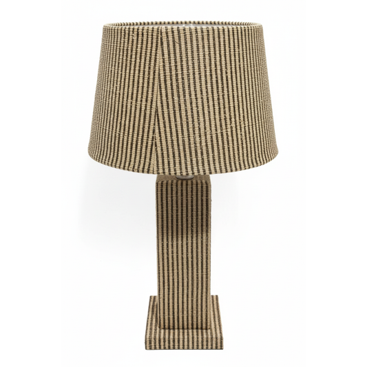 Raffia Stripe Table Lamp